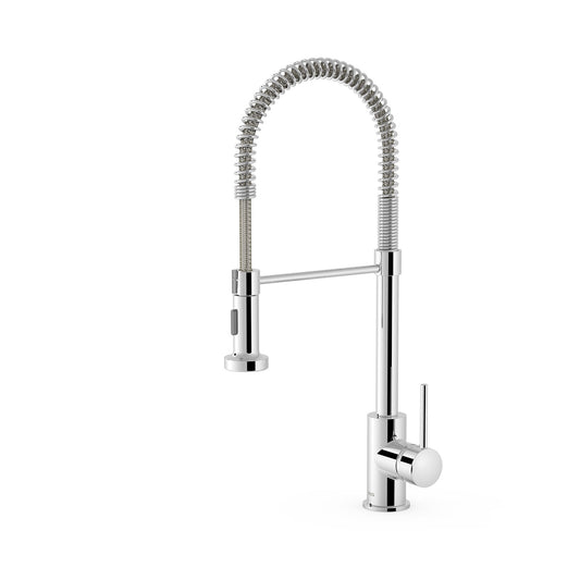 Grifería Monocomando Doble con ducha extraíble, 2 tipos de chorro para cocina Industrial